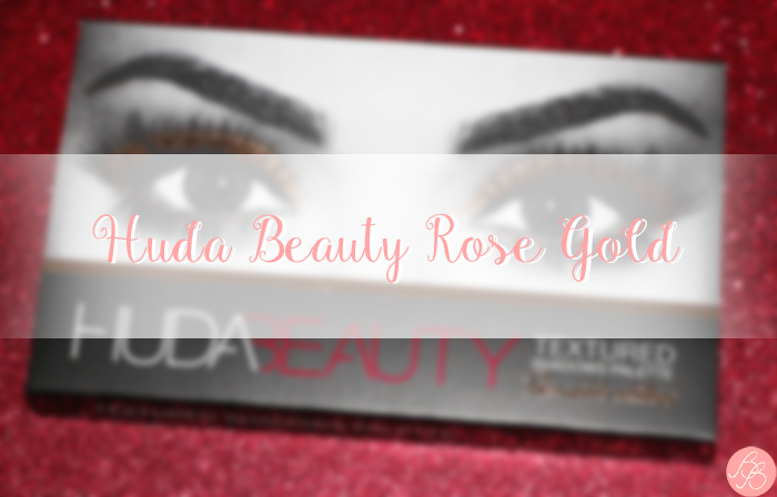 Huda Beauty Textured Rose Gold Palette