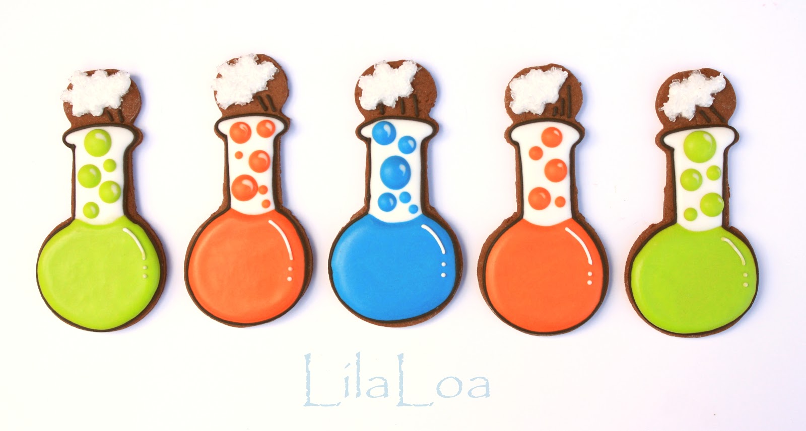 Mad Science Beaker Cookies
