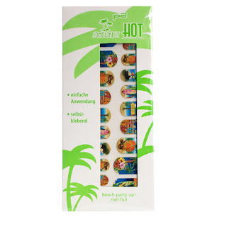 Preview: p2 Limited Edition: Some like it hot - BEACH PARTY UP! NAIL FOIL - www.annitschkasblog.de
