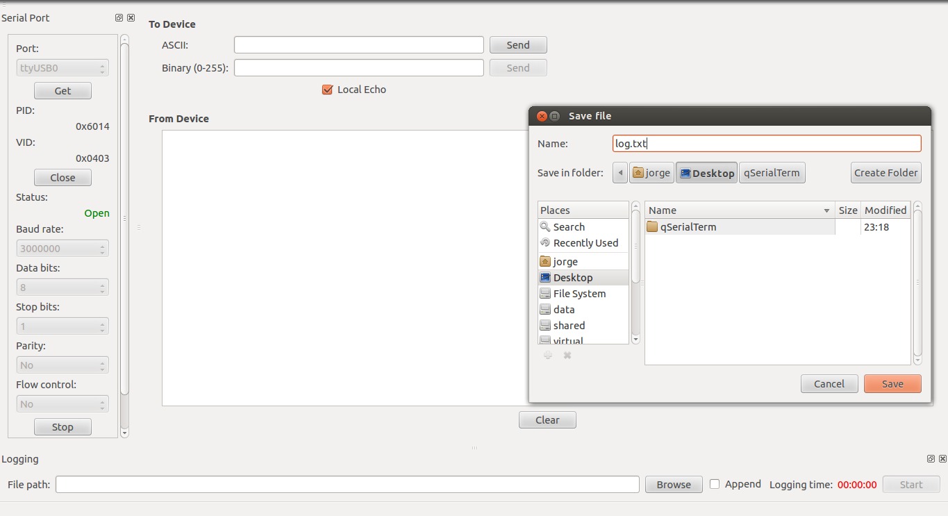 log file selection worst generation