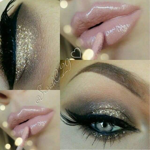 MAQUILLAJE PARA FIESTA DE NOCHE by maquillajebellezamujer.blogspot.com