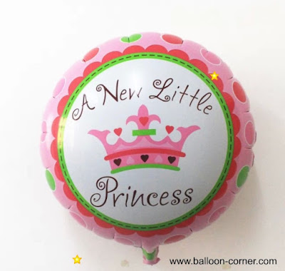 Balon Foil Bulat A New Little Princess Balon Foil Bulat A New Little Princess