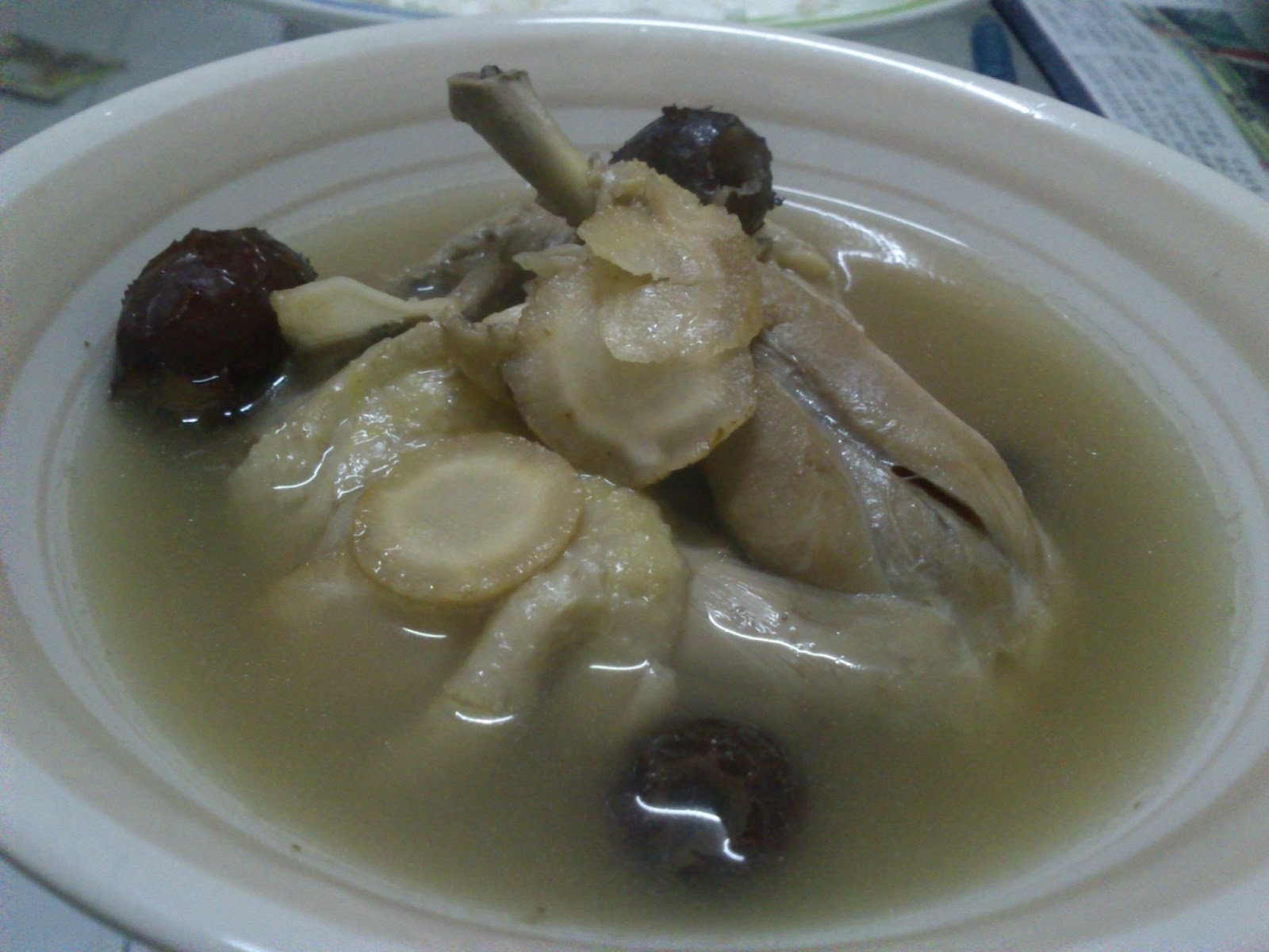 美味情缘 泡参红枣土鸡汤 Ginseng Chicken Soup with Red Dates
