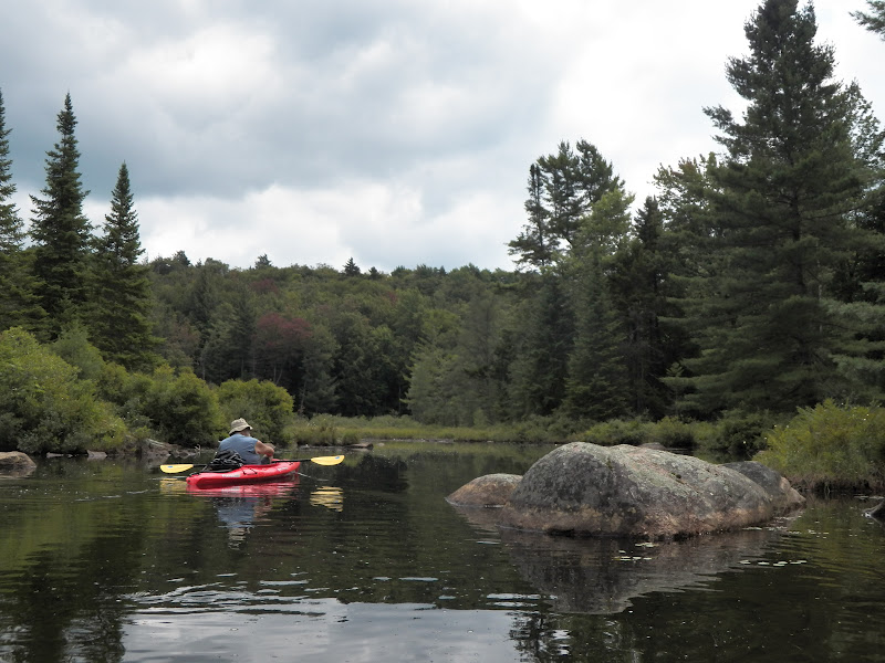Quiet Kayaking in New York State Limekiln Lake, part two