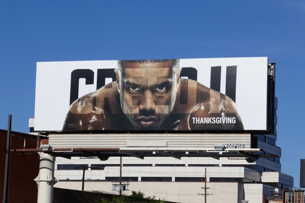 Creed 2 movie billboard Creed 2 movie billboard