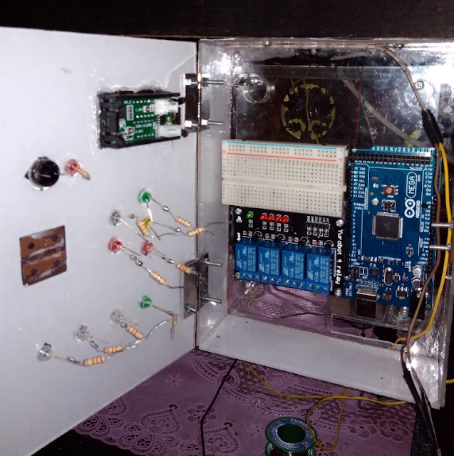 Gambar 3 22 Tampak Tata dalam Box Panel dan Pintu Panel (sumber : perancangan) Gambar 3 22 Tampak Tata dalam Box Panel dan Pintu Panel (sumber : perancangan)