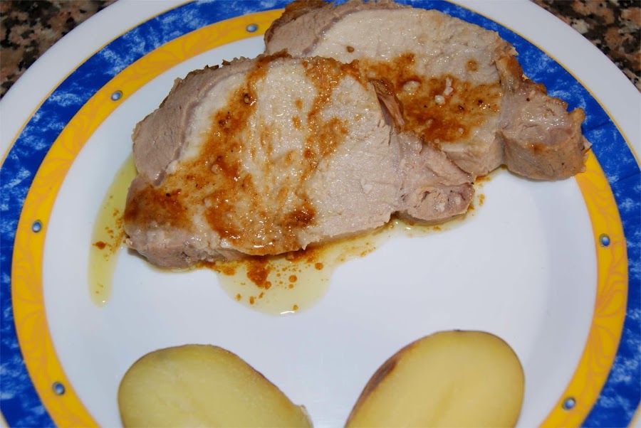 receta de lomo con salsa