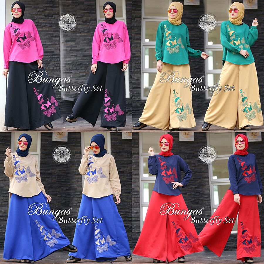 vidia o shop butterfly kulot set by bungas vidia o shop butterfly kulot set by bungas