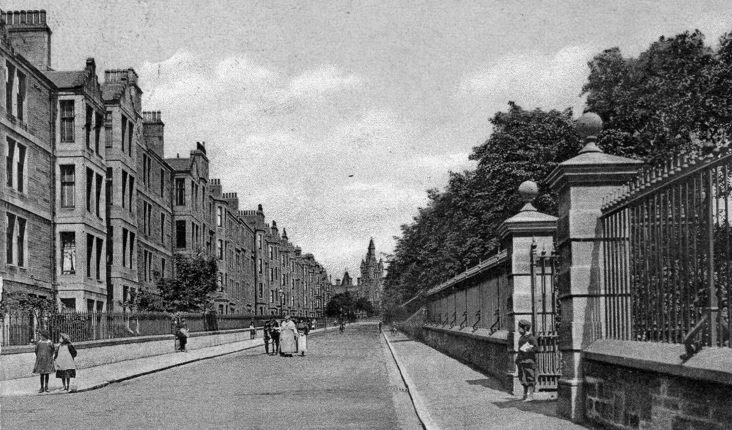Tour Scotland Old Photograph Baxter Park Terrace Dundee Scotland
