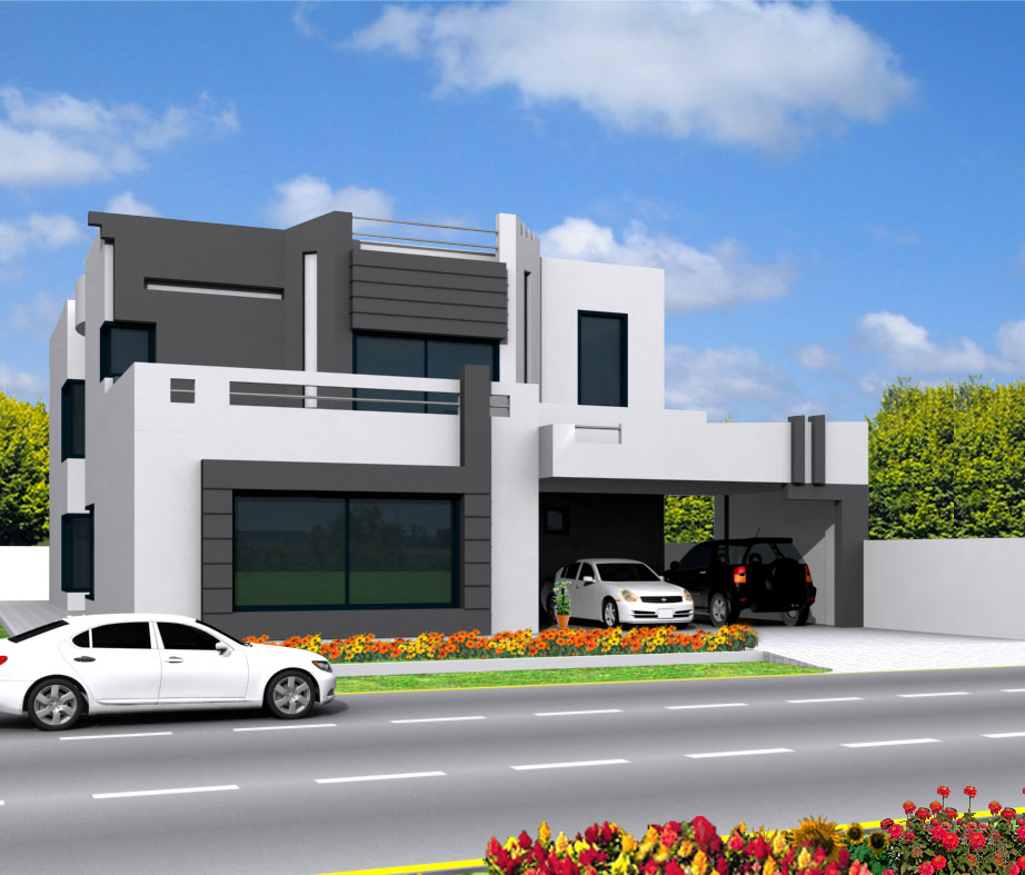 3D Front Elevation.com: traditional + Modern house plans with ...