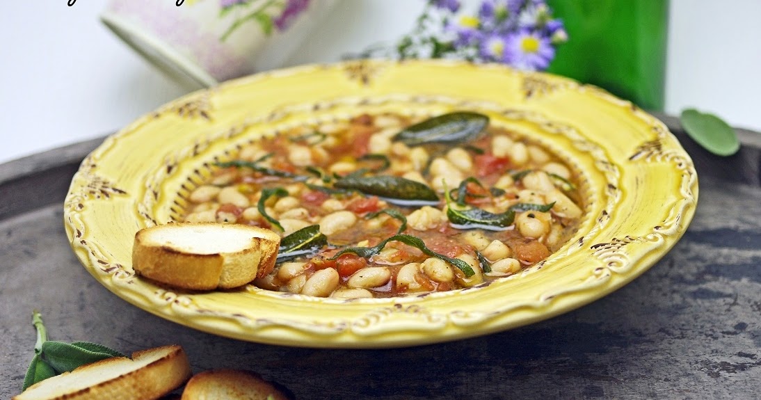 stuttgartcooking: Weiße Bohnen mit Tomaten, Salbei und Weißbrot