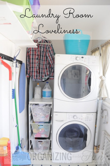 Laundry Room Loveliness and giveaway from HangerJack! | Organizing Made ...