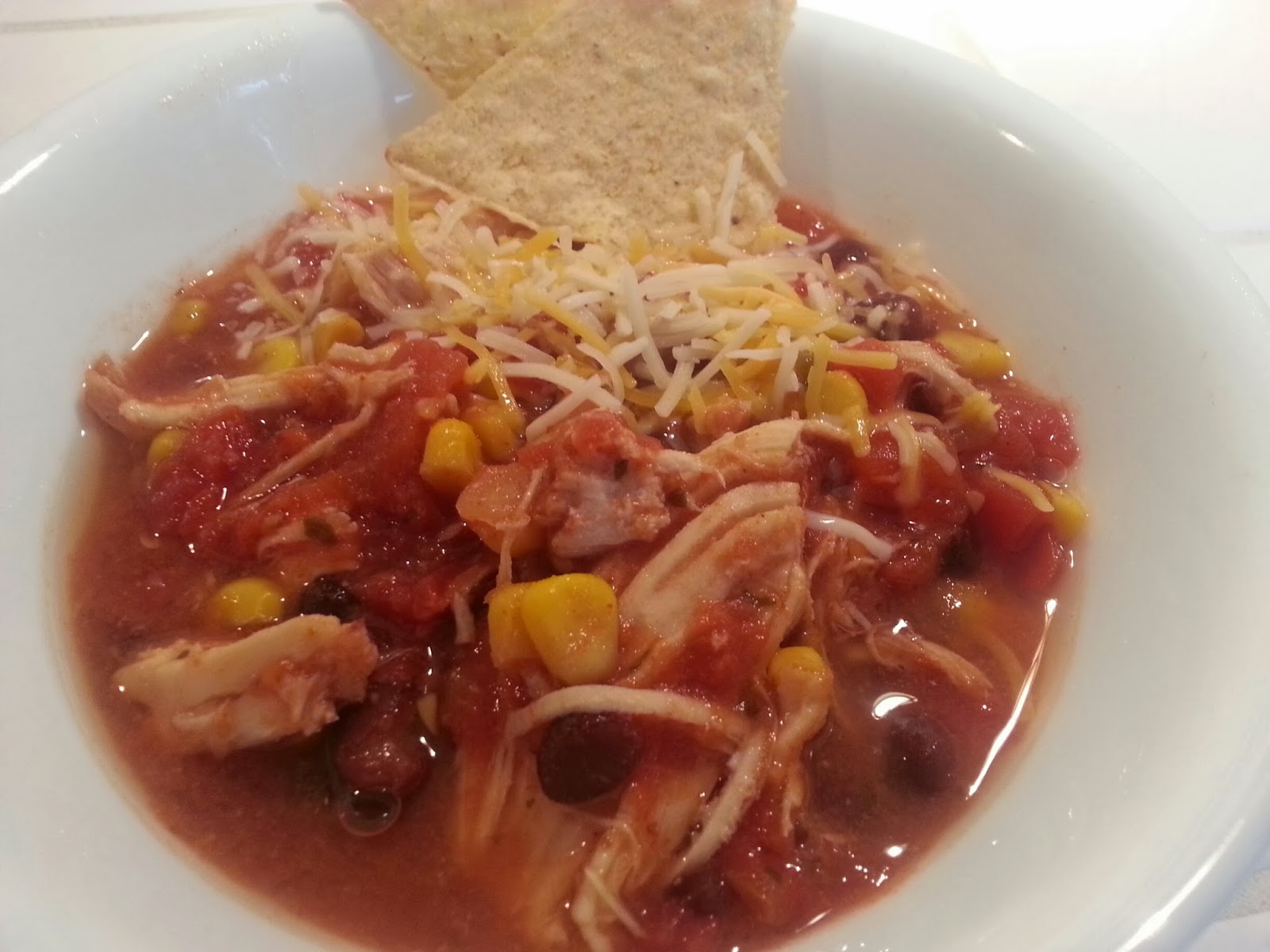 Supper Simplified Mexican Chicken Chili (Slow Cooker)