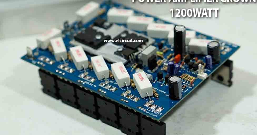 1200W Power Amplifier Crown XLS 1200 - Electronic Circuit