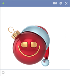 Ornament Facebook smiley