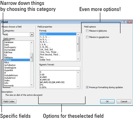How to Insert Fields in Your Word 2010 Document