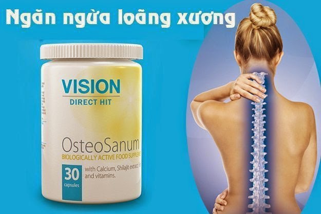 Tác dụng Thực phẩm chức năng OsteoSanum Vision xương răng chắc khỏe