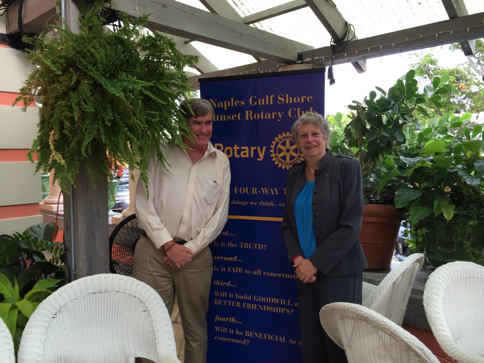 Naples Gulf Shore Sunset Rotary Club October 7, 2015 Naples Gulf Shore