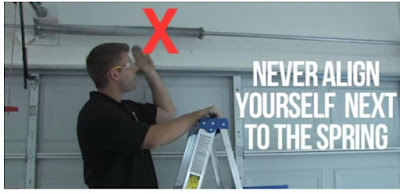 replace garage door spring