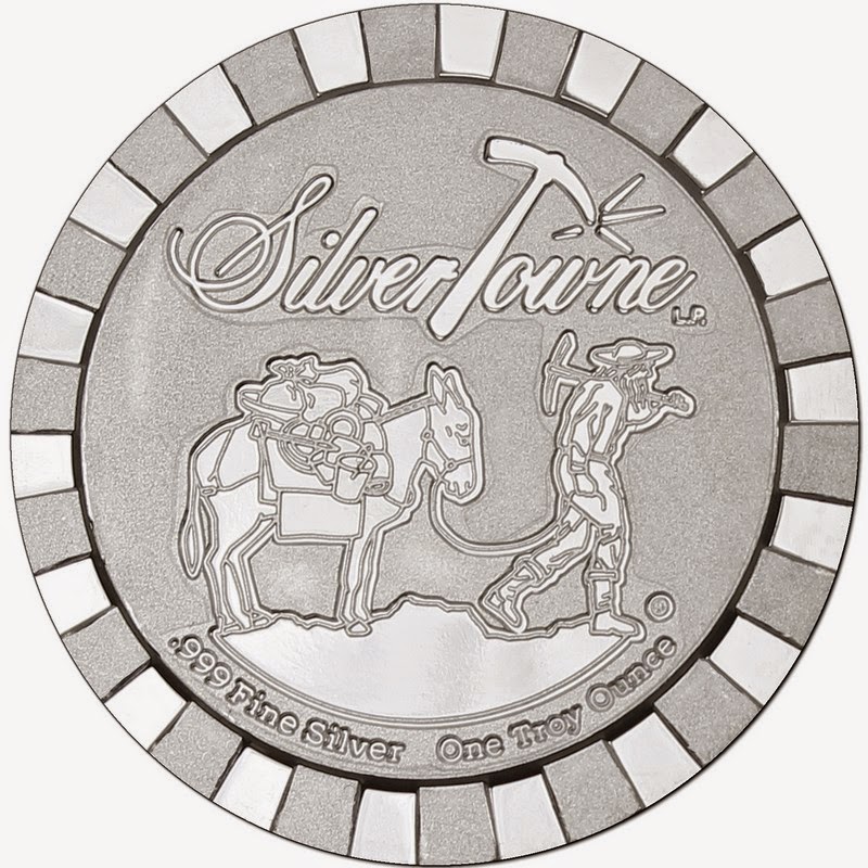 Ounces of Silver: SilverTowne Stackables Prospector 1oz ... Ounces of Silver: SilverTowne Stackables Prospector 1oz ...