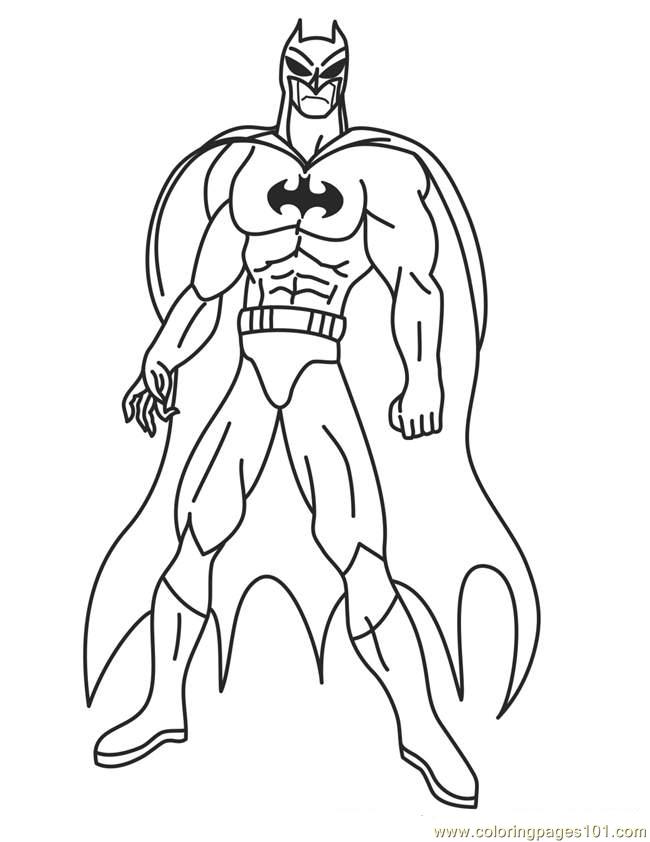 dc superheroes coloring pages - photo #27