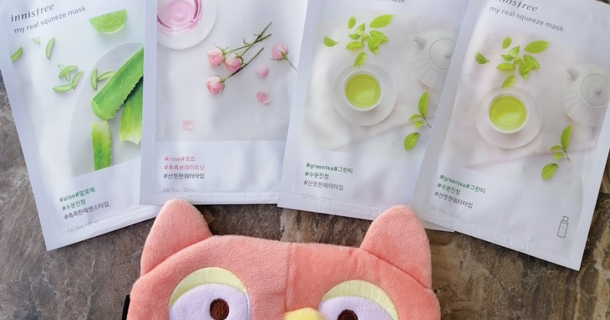 Innisfree My Real Squeeze Sheet Mask Review