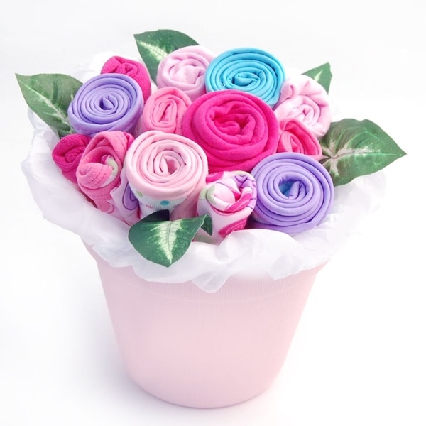 baby shower sock bouquet craft art ideas