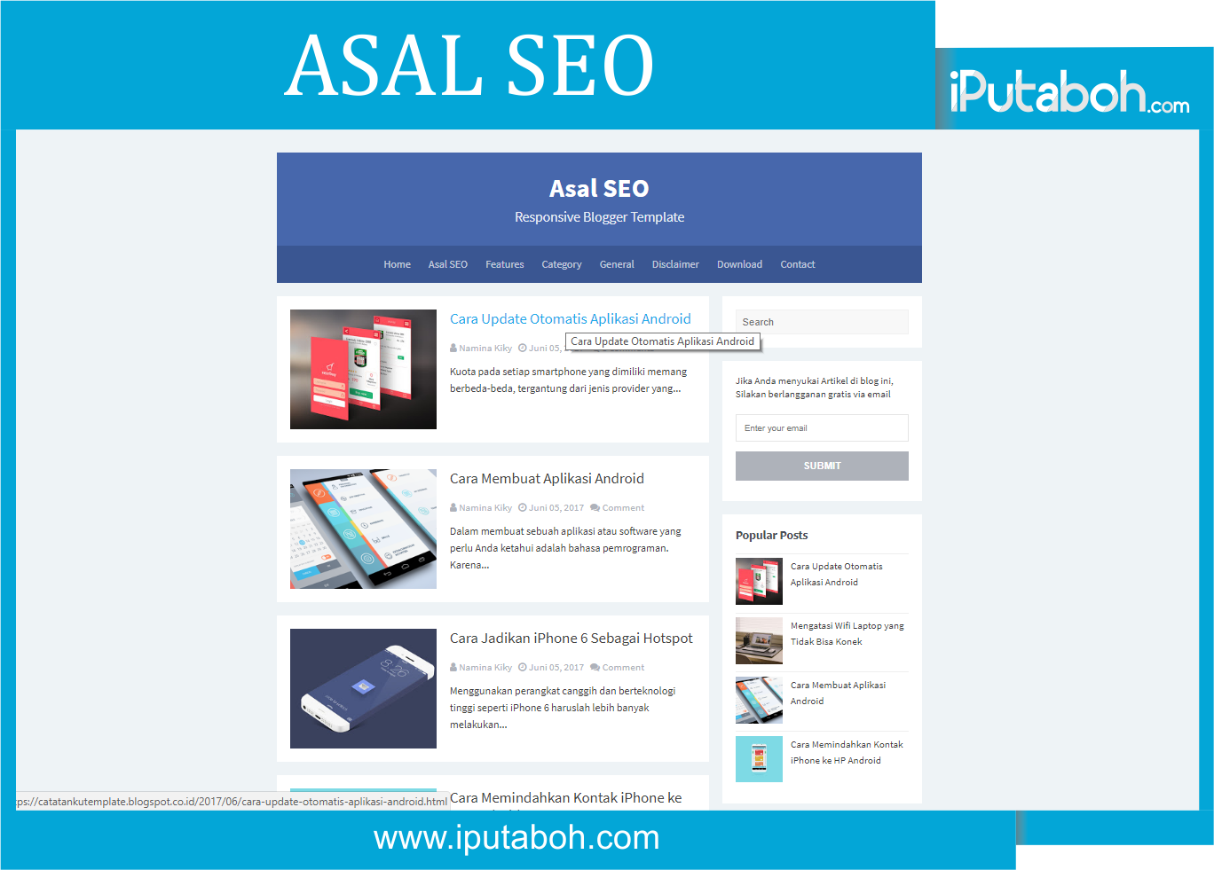 seo ready blogger templates free iputaboh blogger templates simple blogger templates