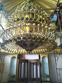 lampu gantung masjid model robyong kuningan