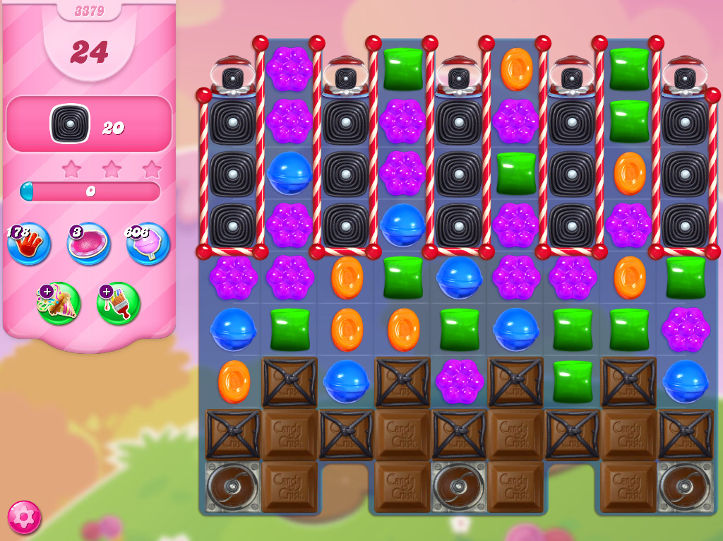 Candy Crush Saga level 3379 Candy Crush Saga level 3379