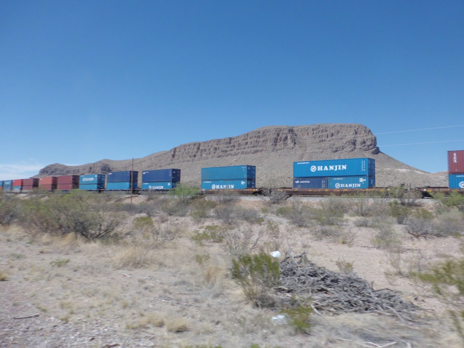 Two Perdues XC Bike Tour 2012 Day 36 South of Van Horn, TX to Sierra