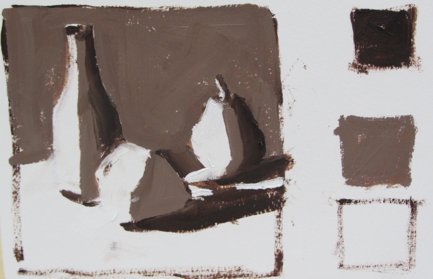 Nancy Colella Simply Painting Three Value Exercise