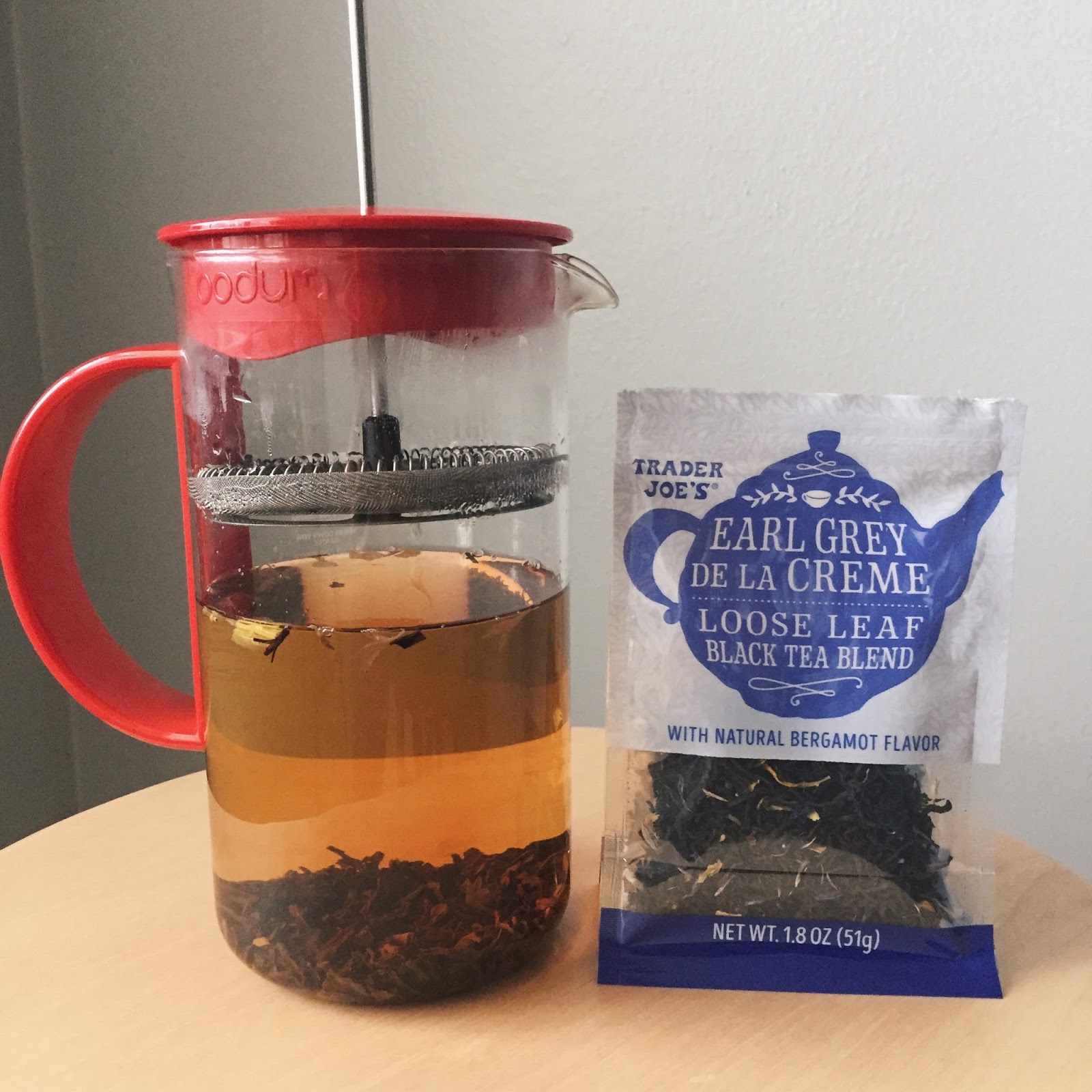 Trader Joe's Earl Grey de La Creme Loose Leaf Black Tea Blend