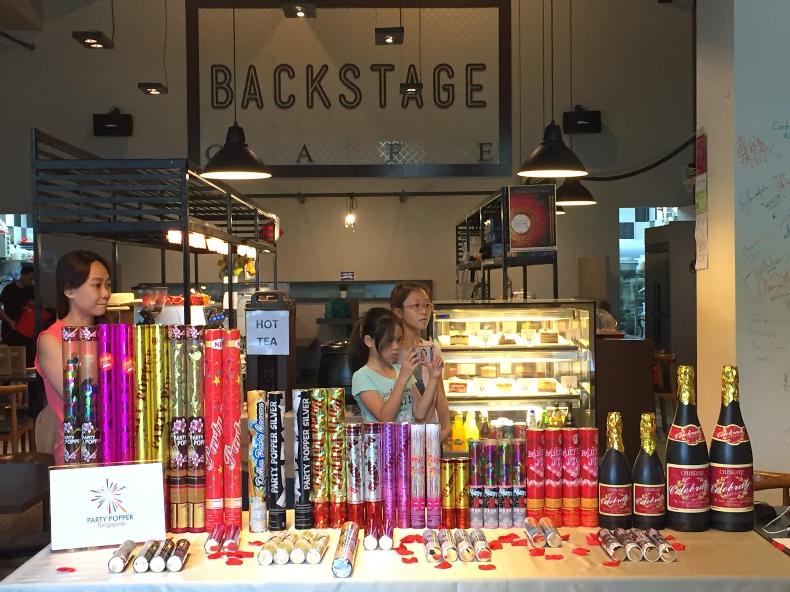The launch of Party Popper Singapore