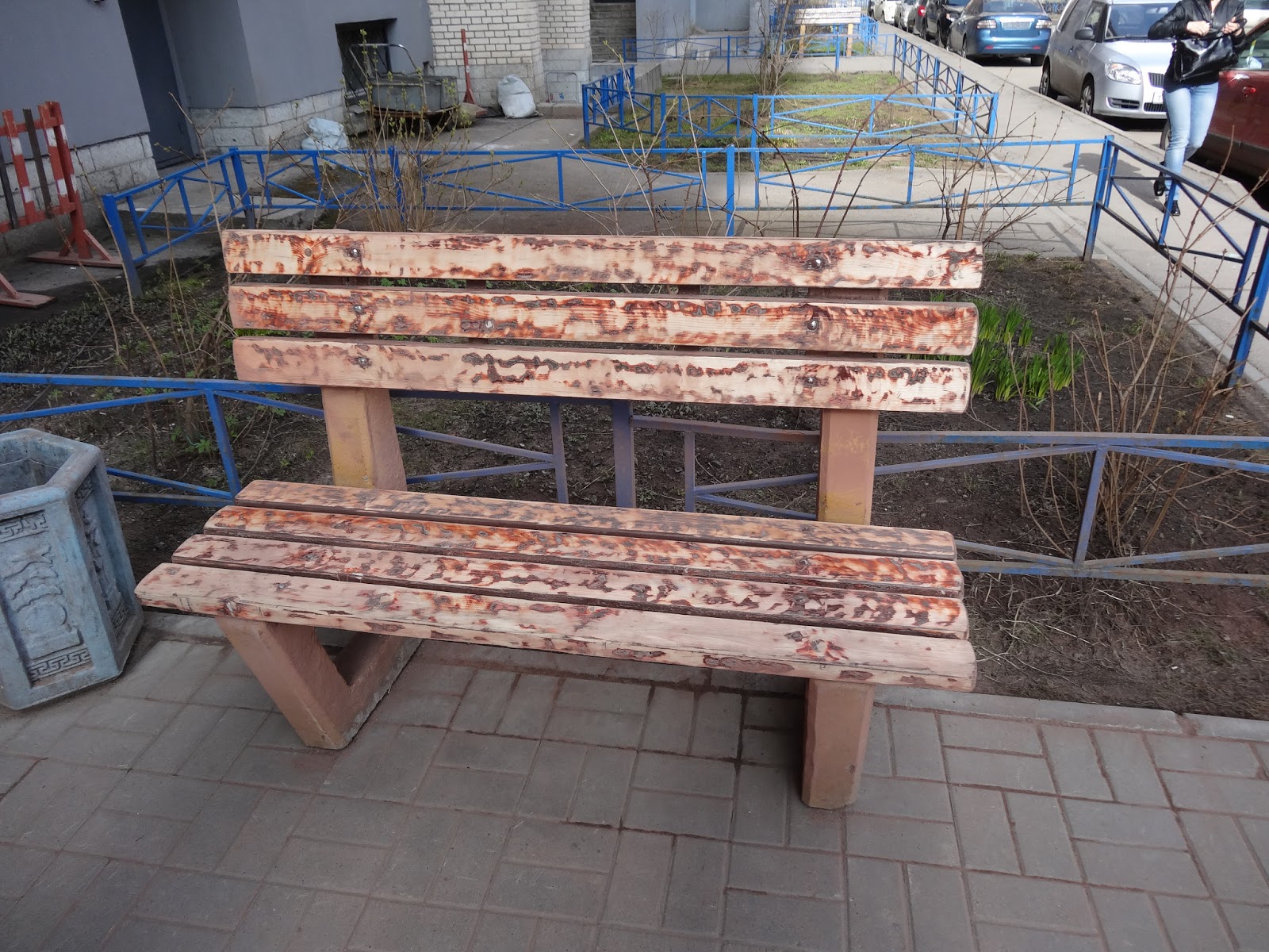 скамейка из ванны своими руками