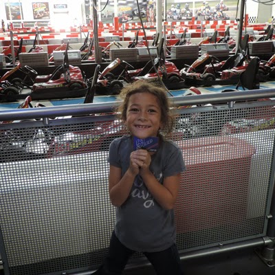 Six-Year-Old Sofia is proud to show off her K1 Speed’s Driver’s License.