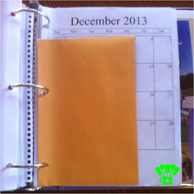 Household Management Binder with Receipt Holder