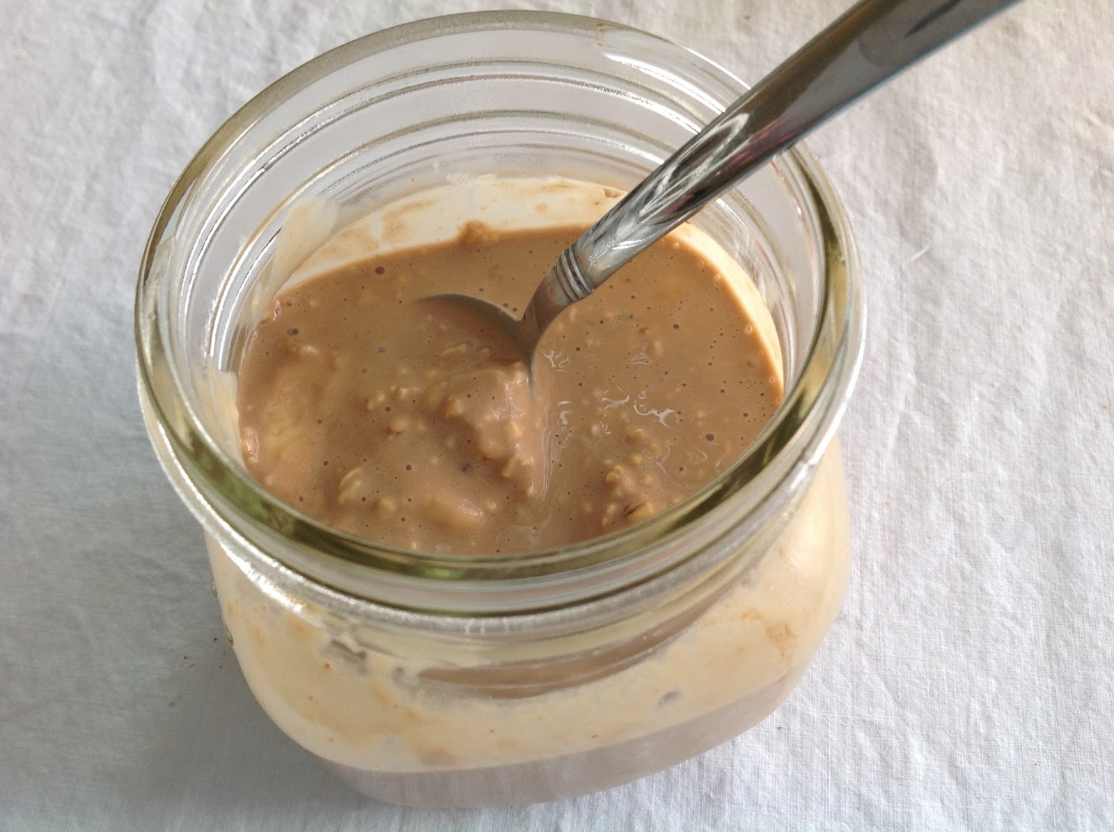 Chocolate Peanut Butter Banana Overnight Steel Cut Oats