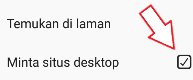 Ubah situs desktop