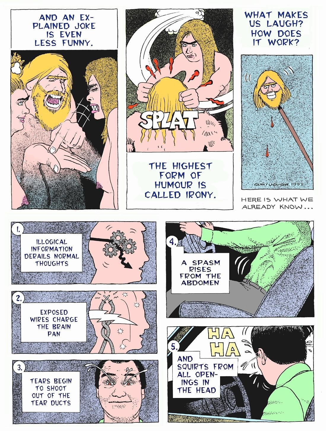 the Origins of Humor the Origins of Humor, history cartoon