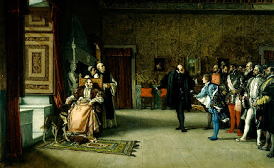 Carlos I se queda con muchas ganas de decirle: 'Jeromín, yo soy tu padre'. Carlos I se queda con muchas ganas de decirle: 'Jeromín, yo soy tu padre'.