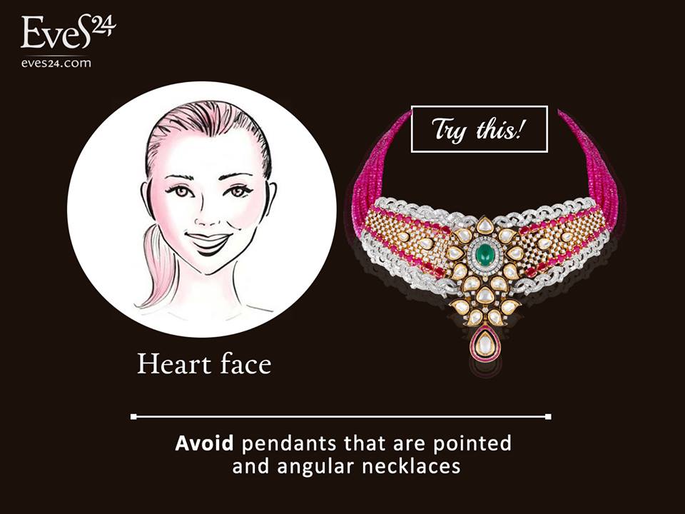 Eves24 Choosing Necklace to suit your Face Shape