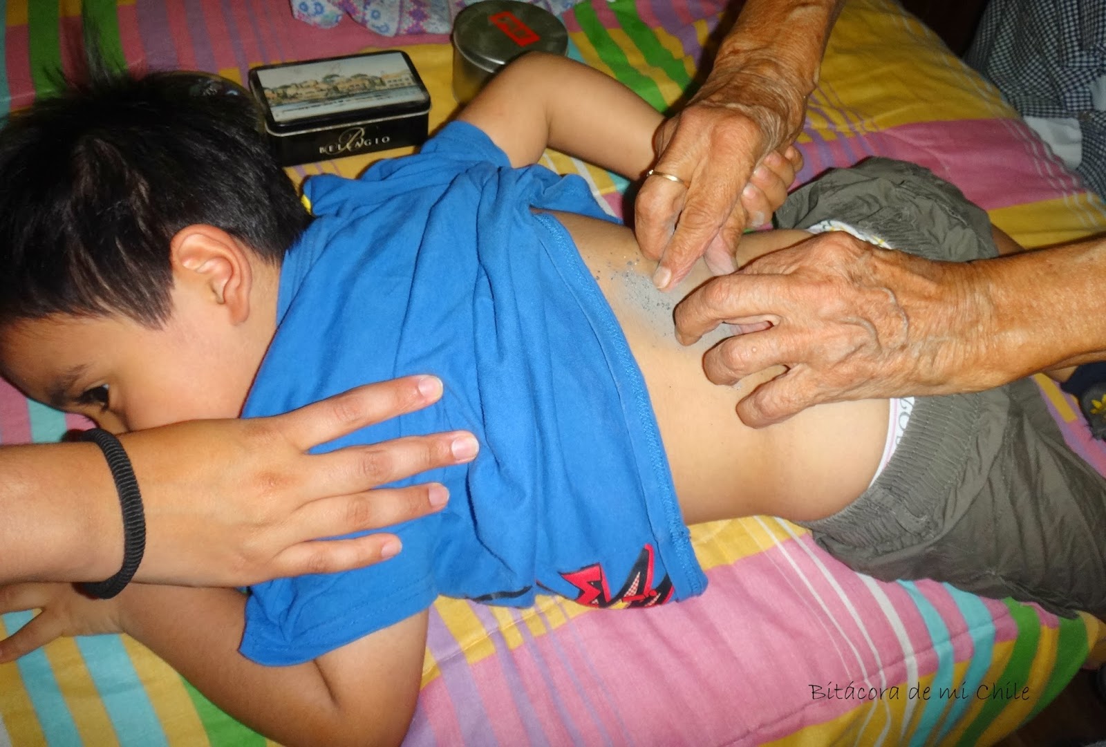 como curar el empacho en niños