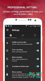 AZ Screen Recorder No Root premium APK