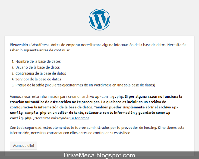 Comenzamos a instalar wordpress en linux Comenzamos a instalar wordpress en linux