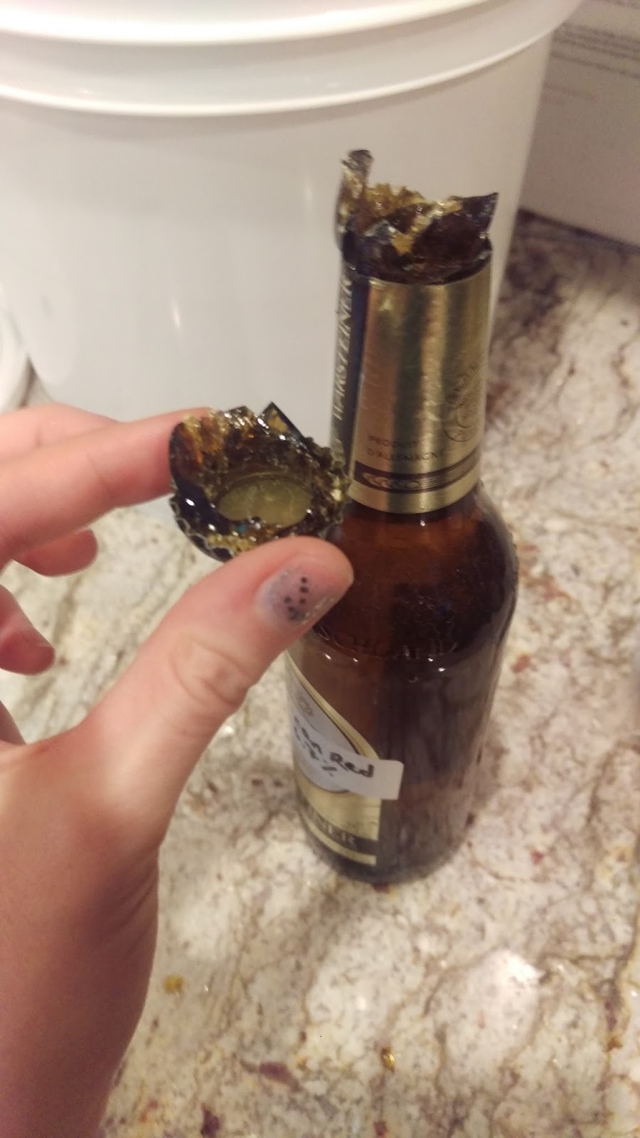 Brewed By Sonia Bottling Hard Cider Priming with Juice (7/26/16)