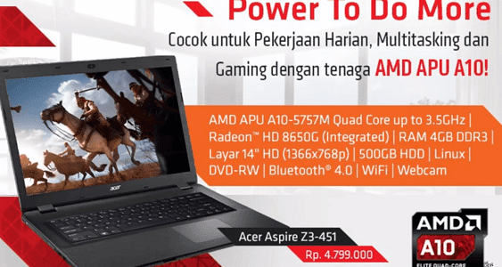 laptop khusus untuk desain dengan harga 4 jutaan Acer laptop untuk desain harga 4 jutaan