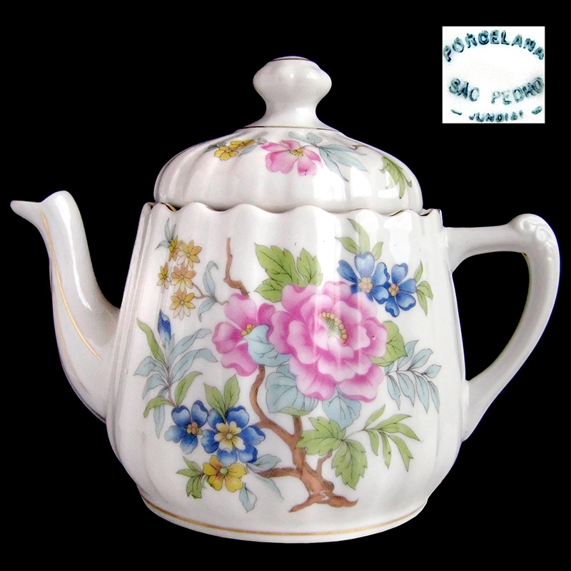 Conjunto de chá de porcelana, xícara de chá com coador floral, nórdico,  cerâmica, conjunto de bule