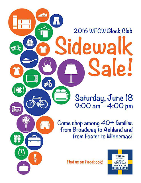uptown update shopper s weekend wfcw block club sidewalk sale