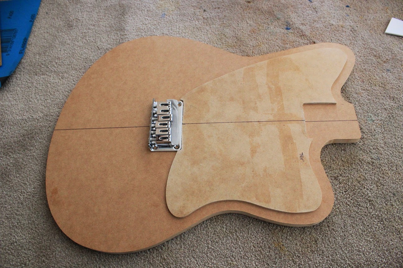 Guitar Kit Builder Scratch Pine Toronado Pickguard Template